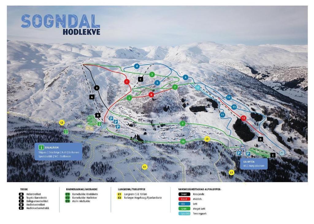 Appartamento Panorama 15 - Beautiful Mountain View Sogndal Esterno foto